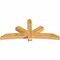 Ekena Millwork Alberta Rough Sawn Timber Gable Bracket, Western Red Cedar, 84"W x 38"H x 6"D x 6"F, 11/12 Pitch GBW084X38X0606ALB00RWR - alternate 2